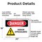 Signmission Sodium Hypochlorite Danger Sign, Aluminum, 24in W x 18in L, 2PK OS-2PACK-DS-A-1824-L-1577 - alternate 7